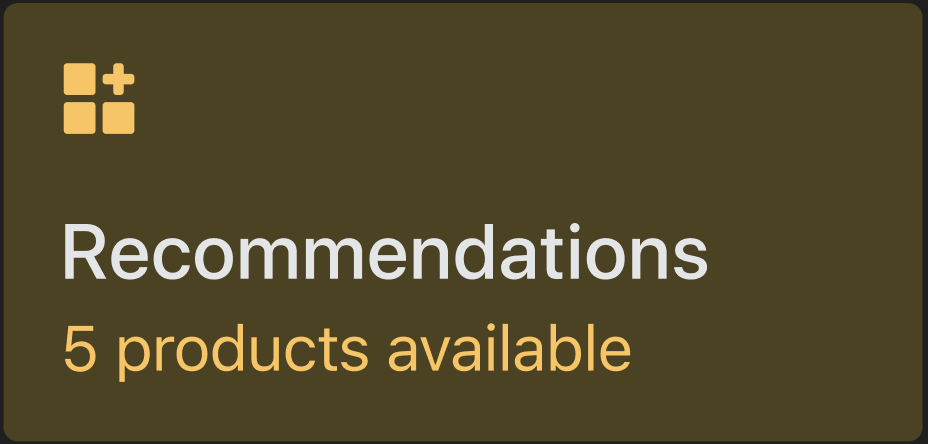 Recommendations Preview