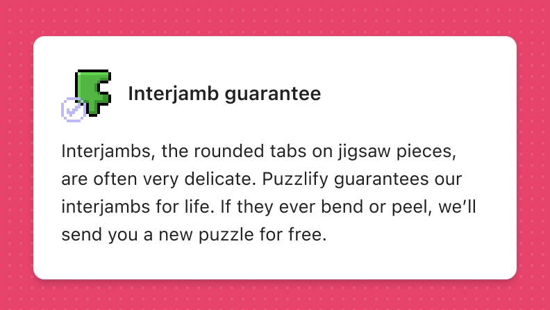 A card that gives the definition of 'Interjamb', which is puzzle industry jargon.