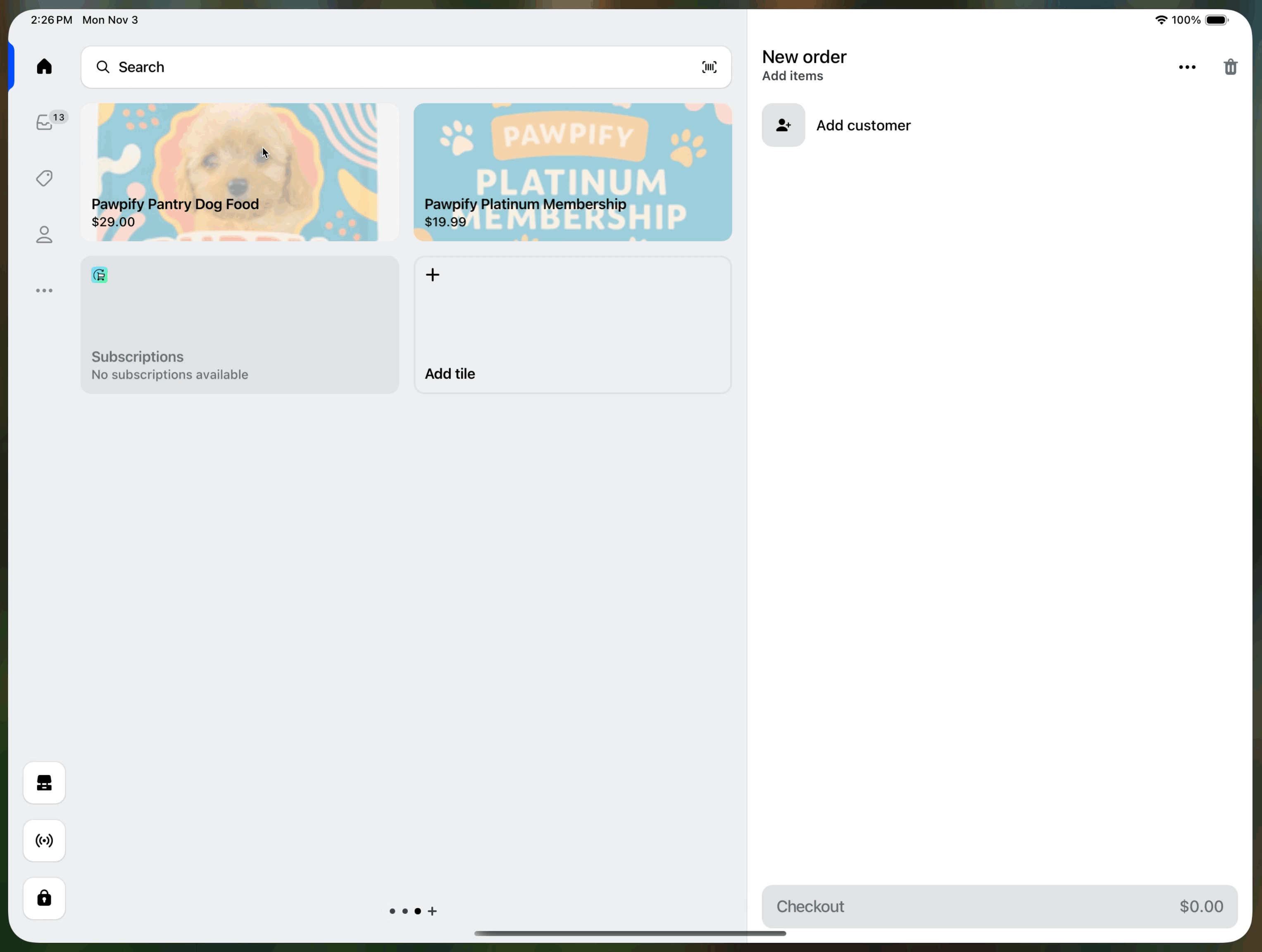 POS subscription extension