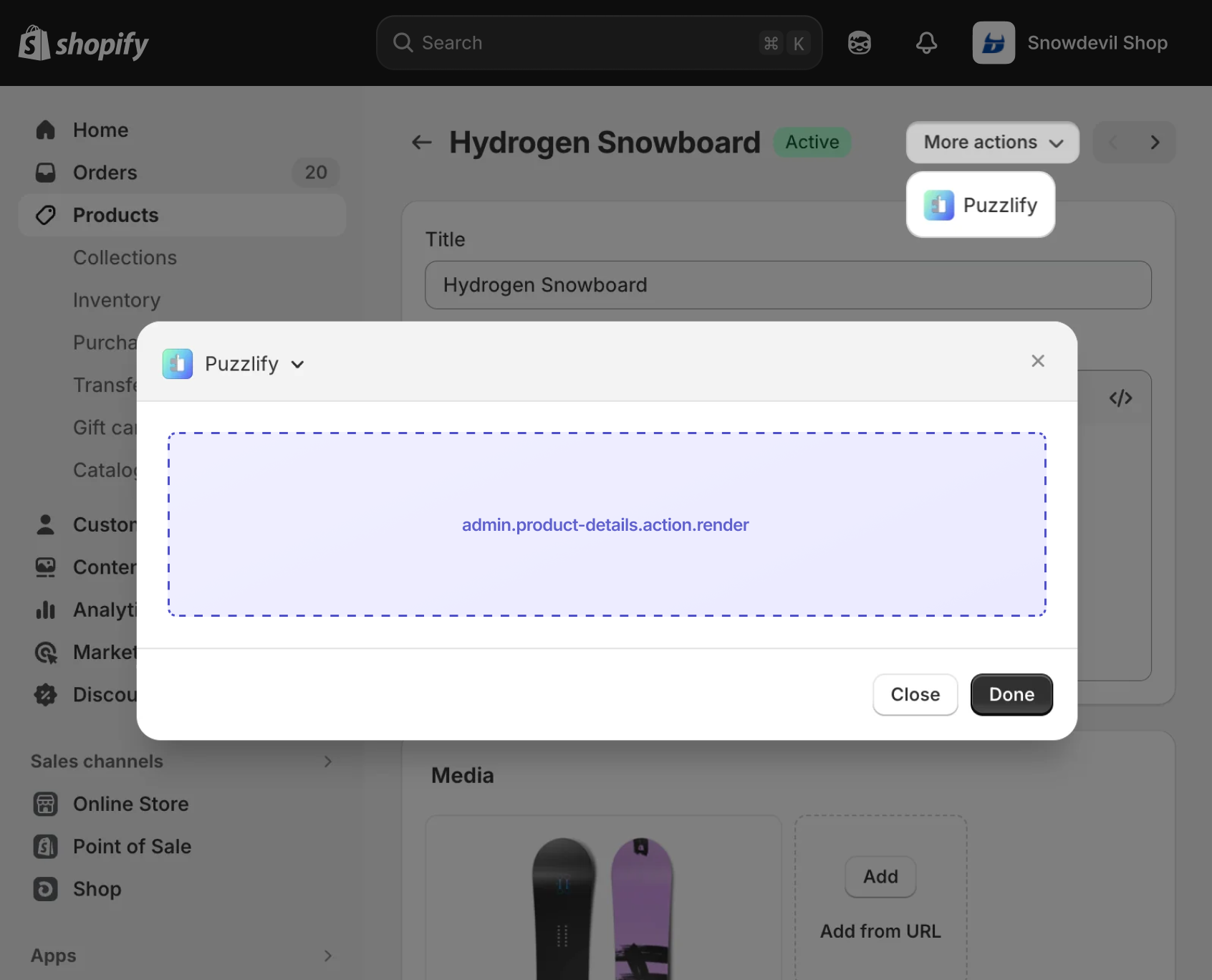 Placeholder target image