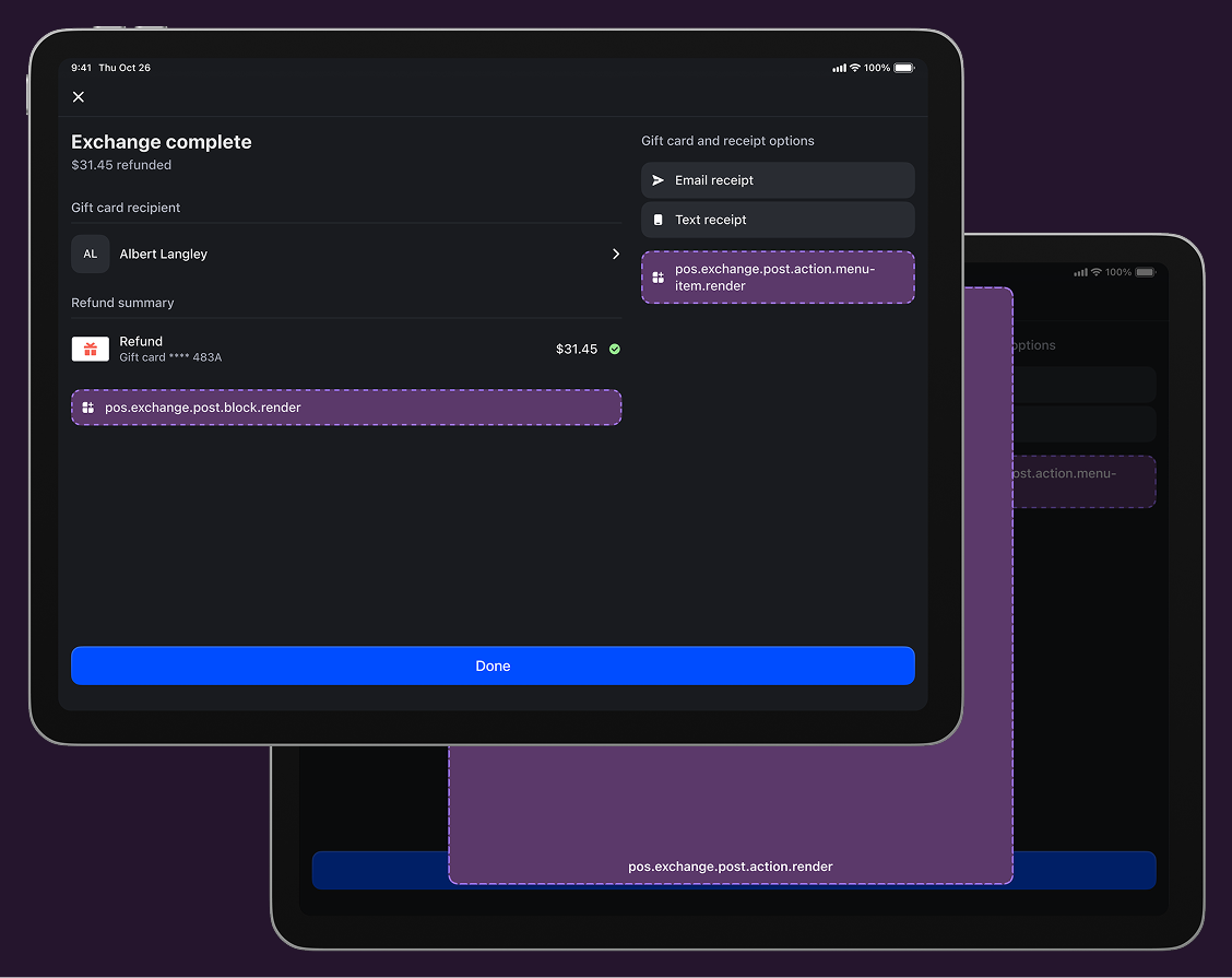 Post-exchange targets overview