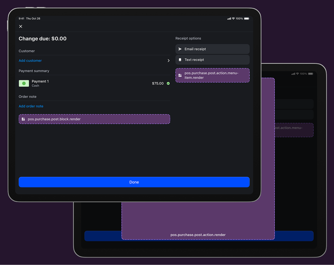 Post-purchase targets overview