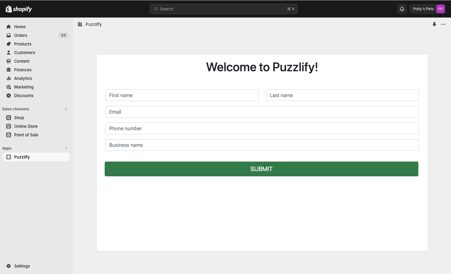 Screenshot of an app asking the current user to log in.