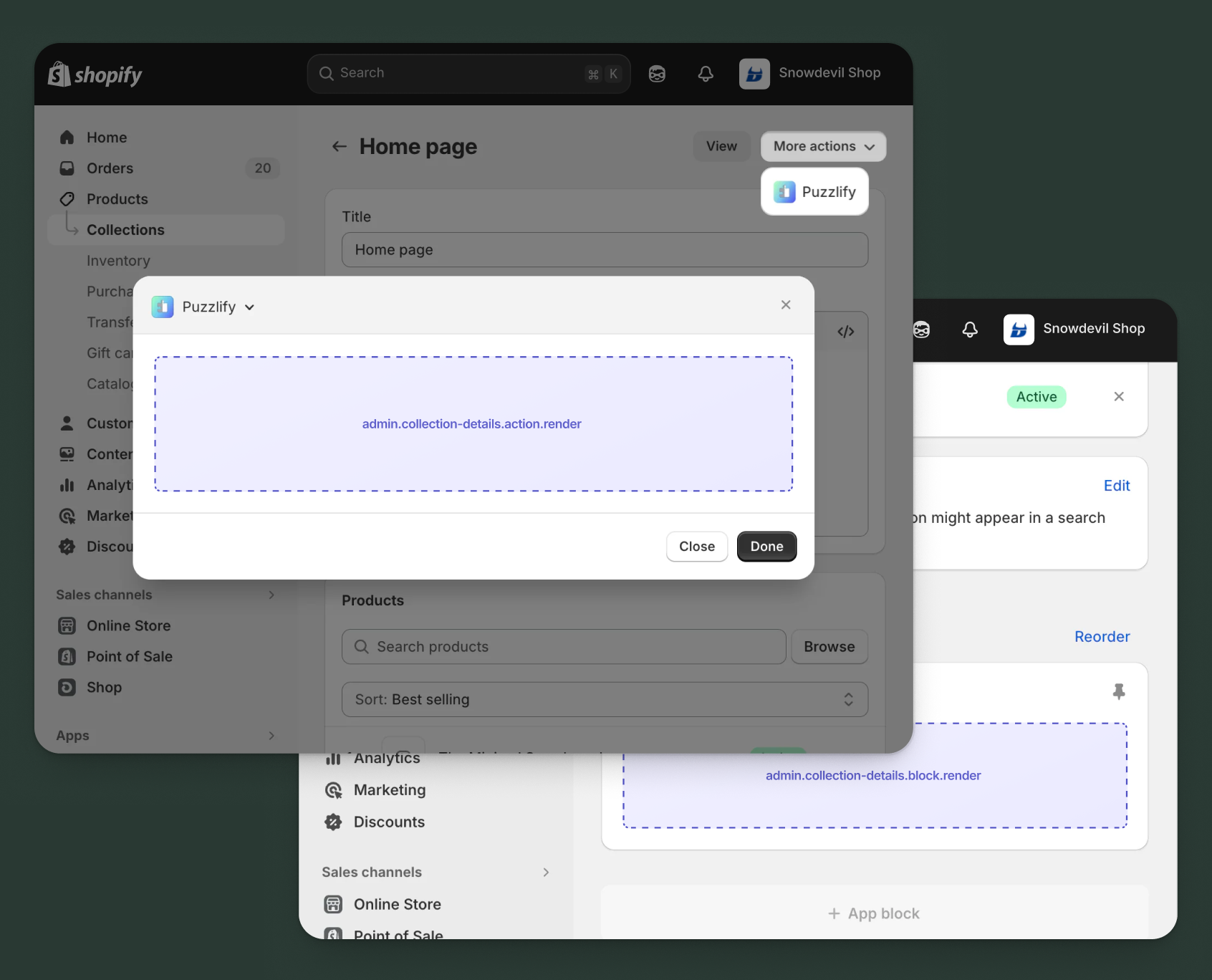 Collections targets overview