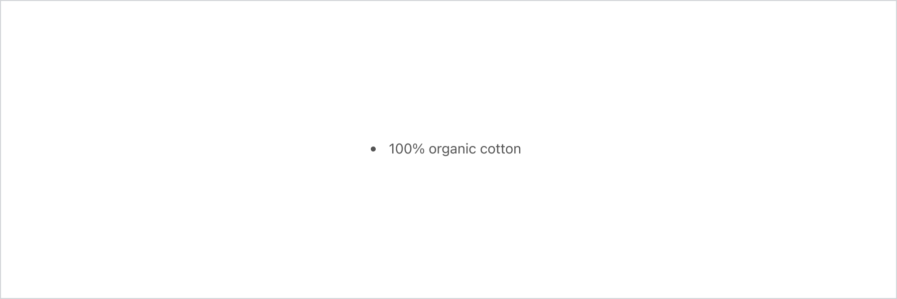 A list item component displaying a single entry within a list