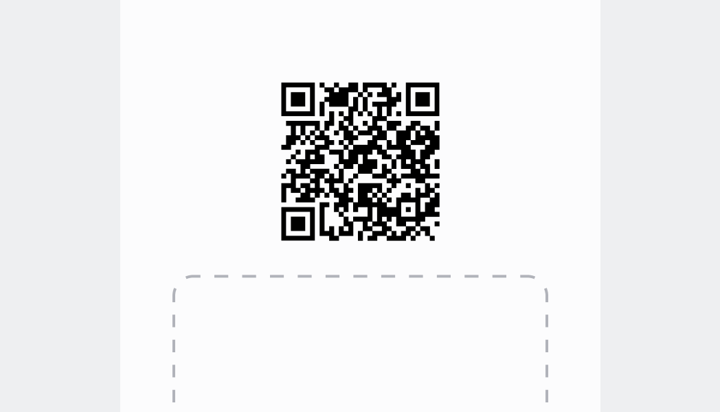Display custom content on POS receipts using a structured block container. This example shows how to group text and QR codes within receipt extensions, providing structured content for printed or digital receipts with proper formatting and layout.