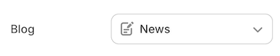 blog setting