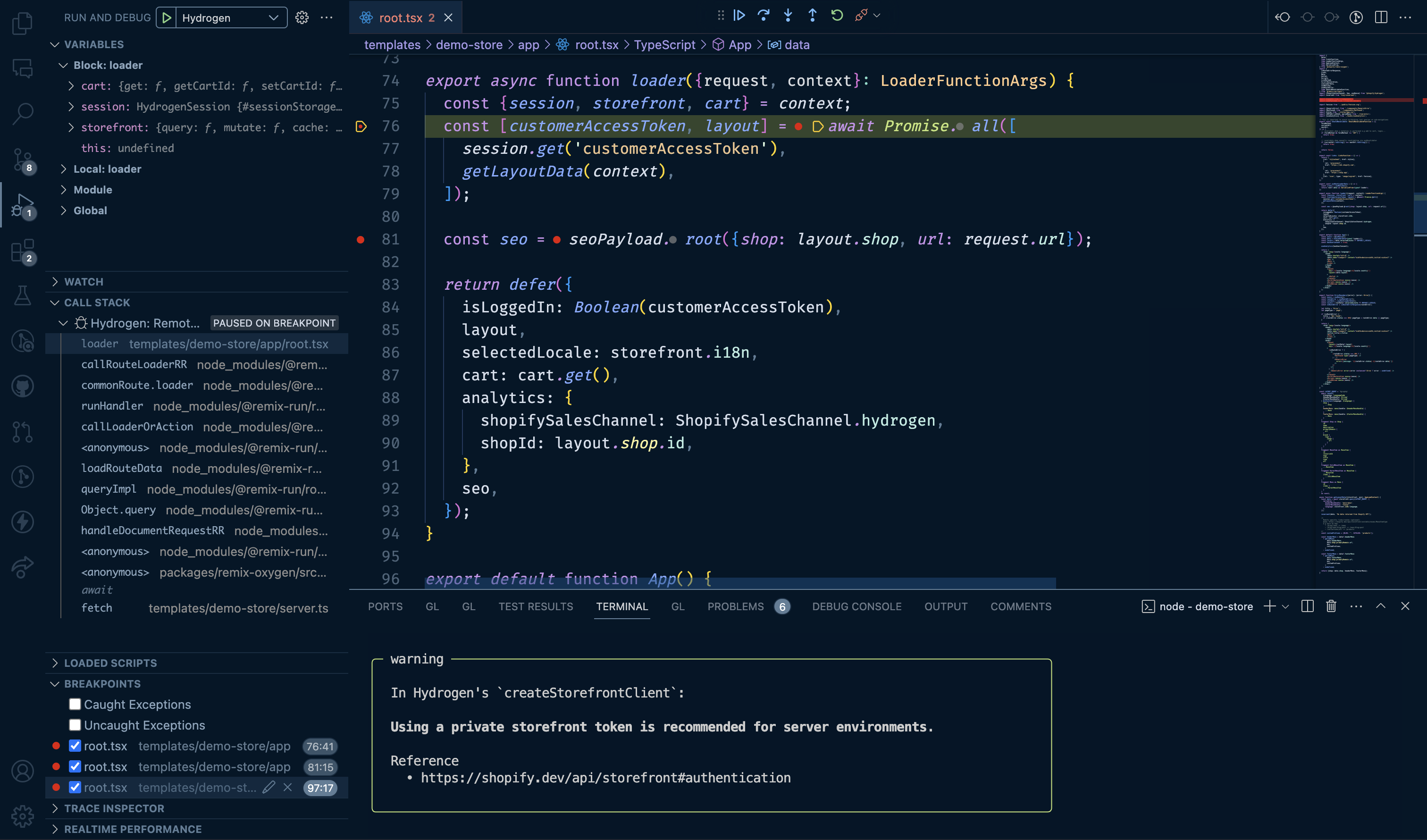 Visual Studio Code debugging