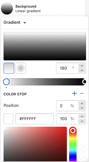 color_background setting input