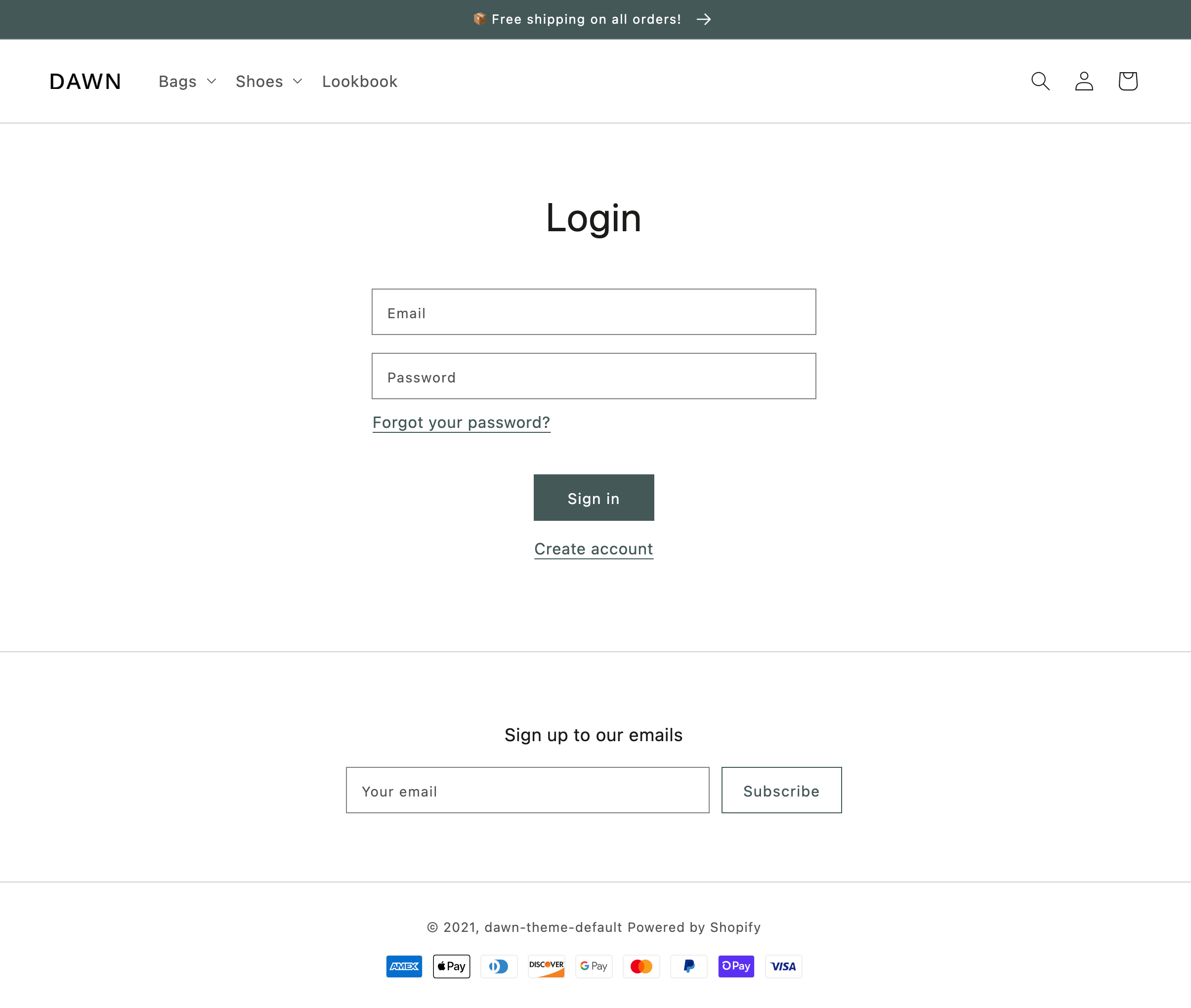 Customer Login