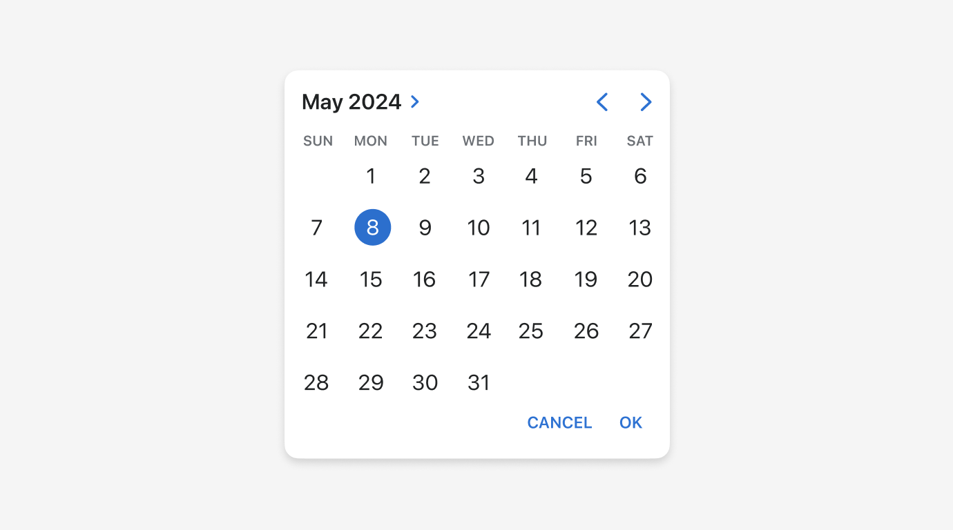 DatePicker