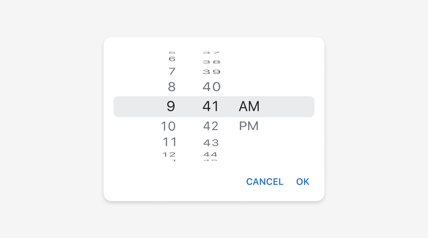 TimePicker